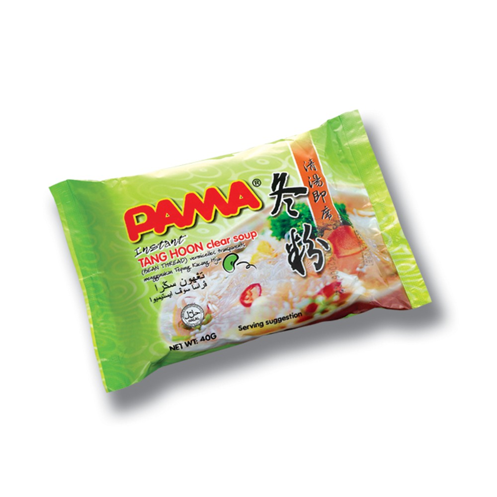 PAMA Instant Tang Hoon Clear Soup Flavour (55gx5) Halal - Malaysia PAMA Instant Tang Hoon Clear Soup Flavour (55gx5) Halal - Malaysia