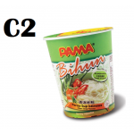 2 Cups Of PAMA Instant Cup Noodles (Any 2 cups)