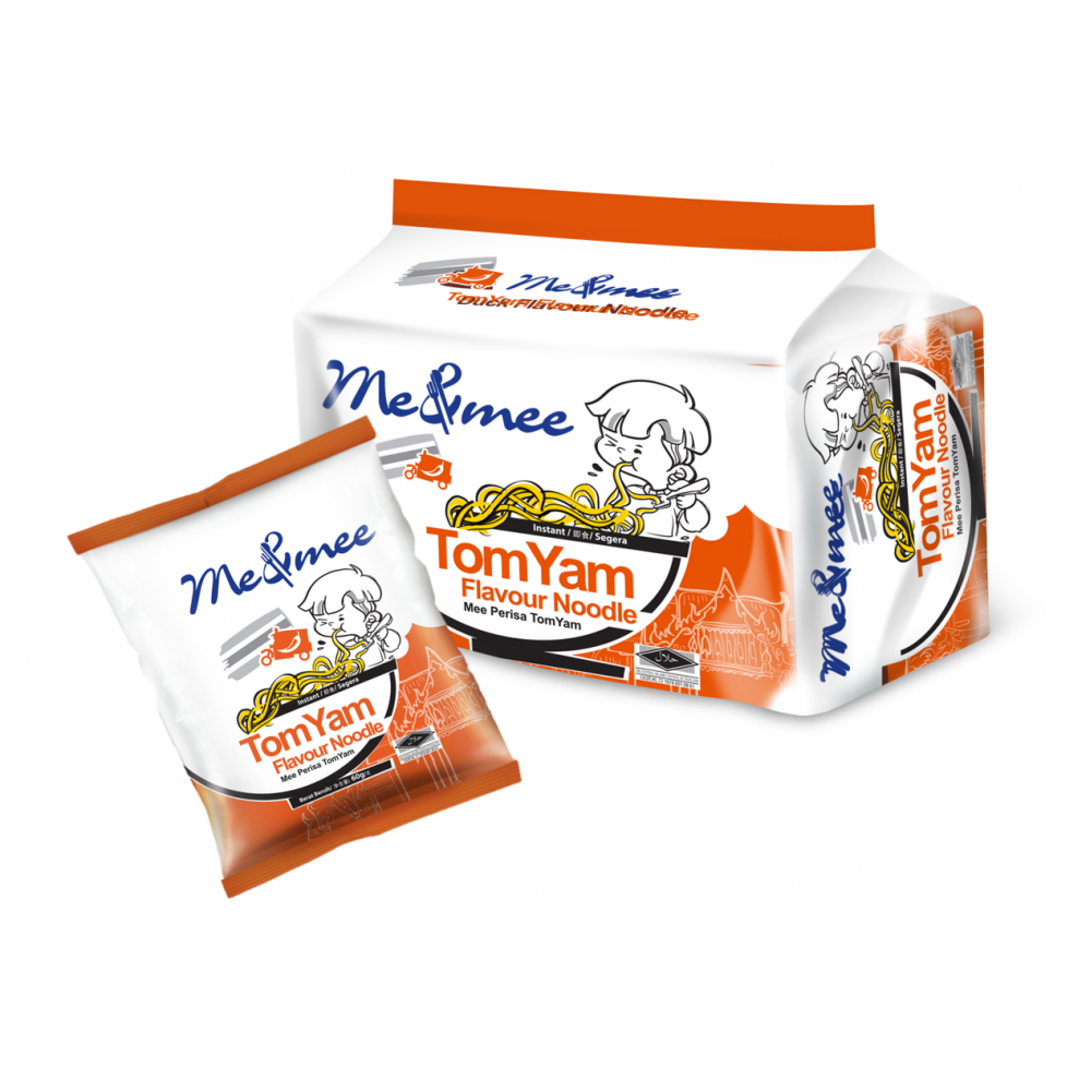 ME&MEE Instant Noodles Tom Yam Flavour (60g x 5) - Halal