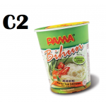 24 cups of PAMA Cup Instant Noodles in assorted flavor