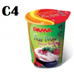 24 cups of PAMA Cup Instant Noodles in assorted flavor
