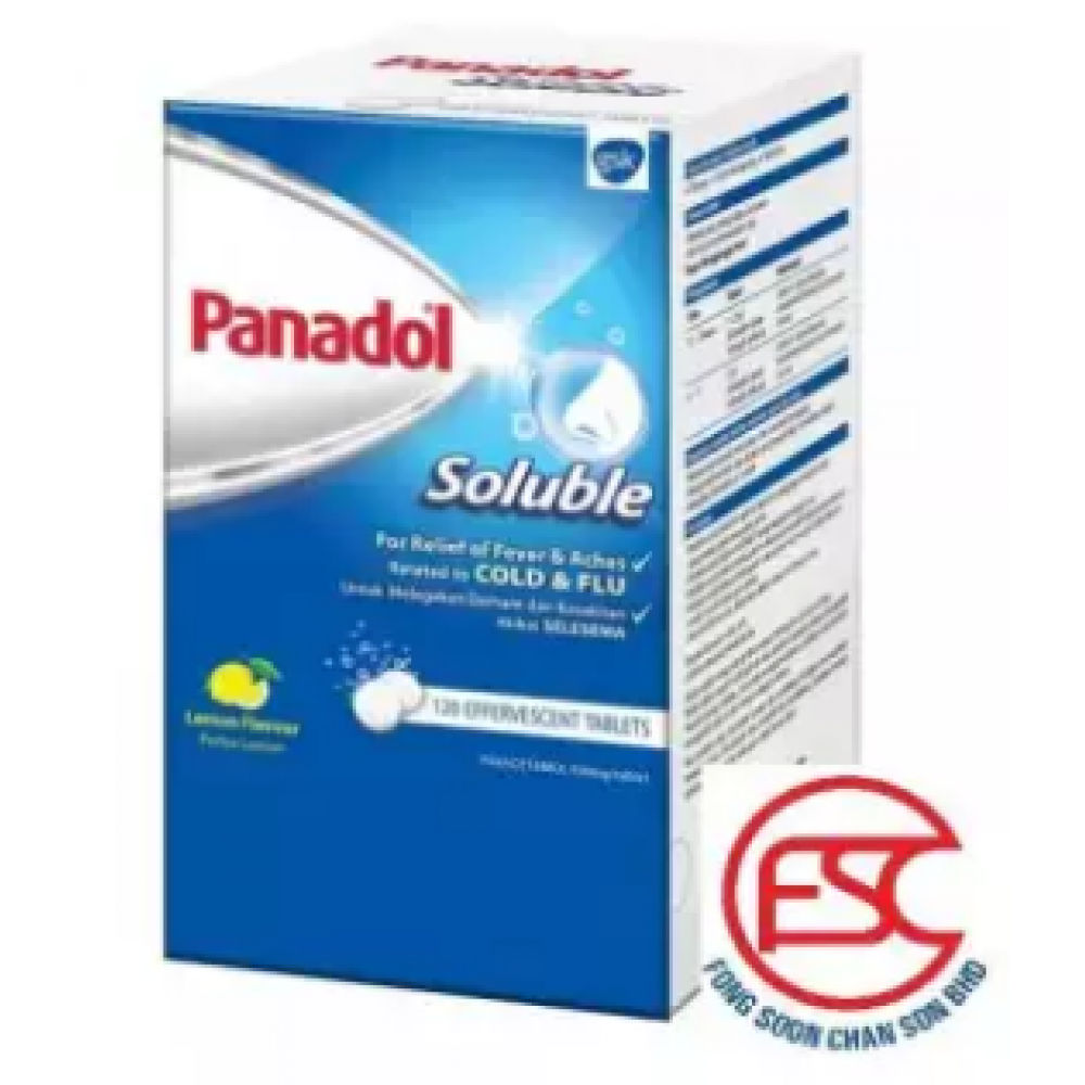 Panadol Soluble for Fever and Aches relief(120tablets) Panadol Soluble for Fever and Aches relief(120tablets)