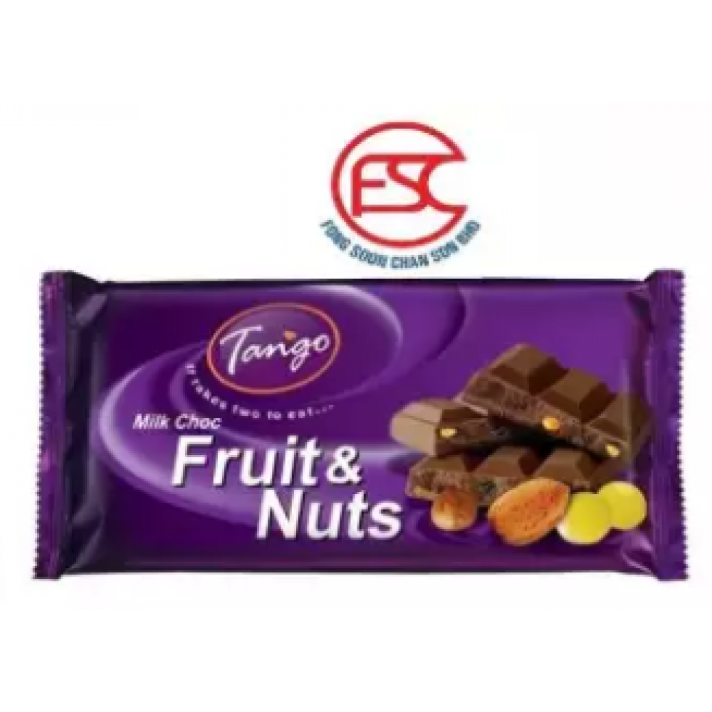 Tango Fruit & Nut Chocolate Bar 140gm Tango Fruit & Nut Chocolate Bar 140gm