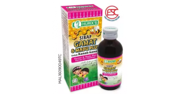 Hurix's Ubat Sirap Batuk Kanak-kanak Gamat & Madu 60ml