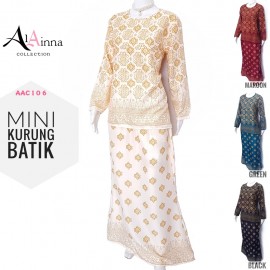 image of KURUNG MODEN AFRA AL AINNA AAC16 / READY STOCK BAJU KURUNG RAYA