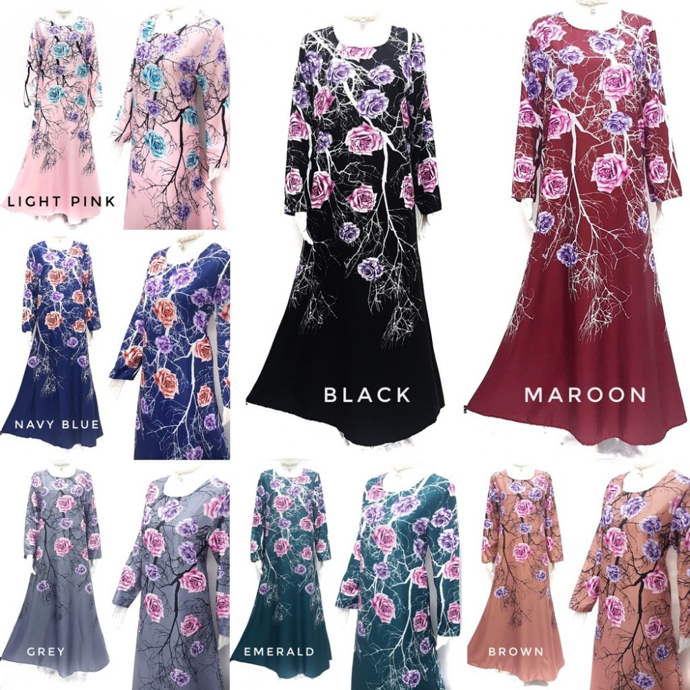 ADELIA DRESS JUBAH AAC06 // READY STOCK BAJU RAYA HOT SELLER ADELIA DRESS JUBAH AAC06 // READY STOCK BAJU RAYA HOT SELLER