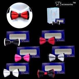 image of Terens Adjustable Men Bow Tie Man Bows Ties Necktie Neck Tie Nearwear Tali leher