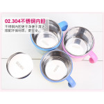 带盖卡通不锈钢防烫喝水杯 / Ready Stock Cartoon stainless steel anti-scalding cup with lid