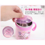 带盖卡通不锈钢防烫喝水杯 / Ready Stock Cartoon stainless steel anti-scalding cup with lid