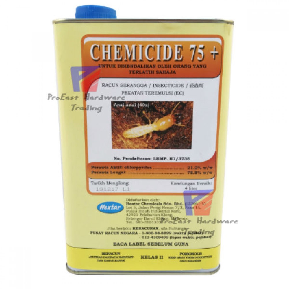 Chemicide 75+(Termite Potion/Racun Anai-anai/Rayap/Semut)-4 Liter