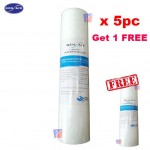 10"(5+1/pack) Gen Air 1 Micron PP Fiber Water Filter Refill-Blue