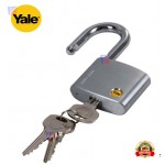 Yale Y120/50/127/2 Satin Chrome Padlock/Mangga Keyed Alike System -50mm x 2pcs