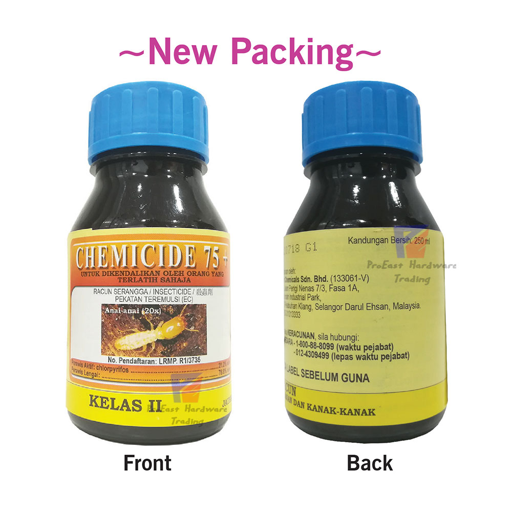 Chemicide 75 (Termite Potion/Racun Anai-anai/Rayap/Semu-t)-250ML