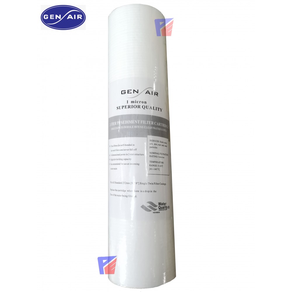 10" GEN AIR FIBRE (GREY) - 6P.P/ 1 MICRON