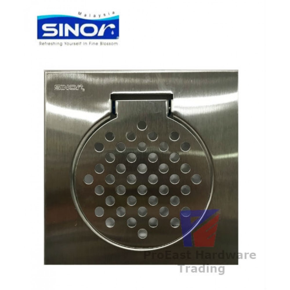 Sinor-6"x6" Stainless Steel Floor Grating Trap(Standard) Sinor-6"x6" Stainless Steel Floor Grating Trap(Standard)