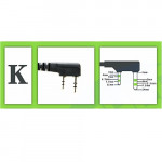 Ear Hook PTT Earphone Headset - K Port