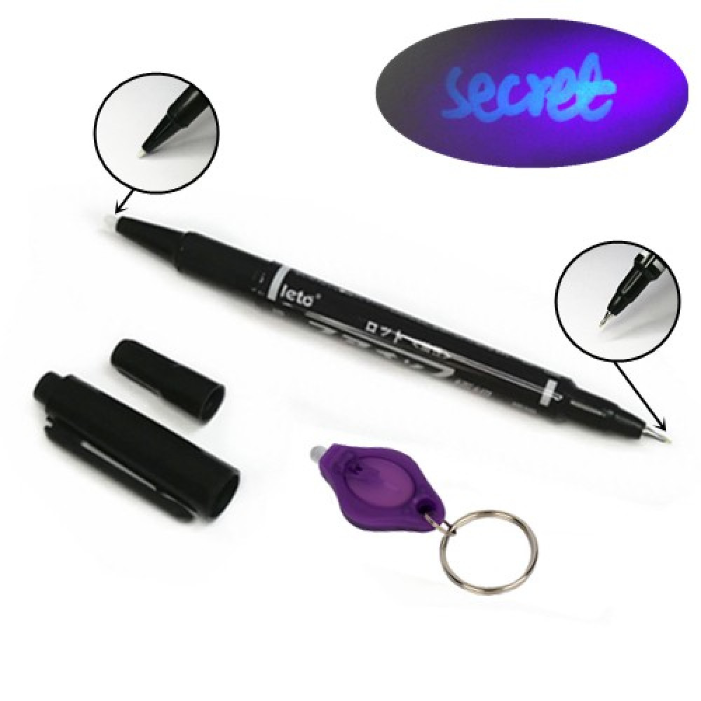 Magic 2 In 1 Invisible UV Marker Pen Magic 2 In 1 Invisible UV Marker Pen