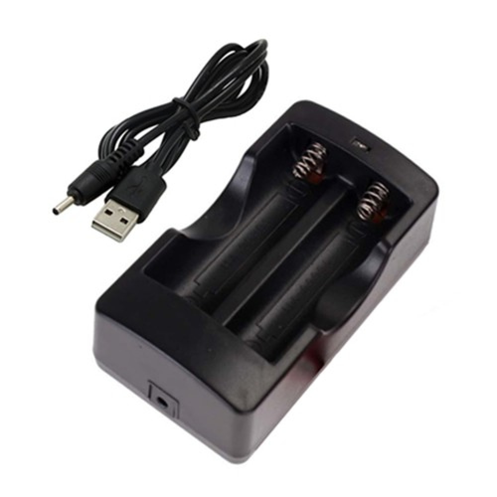 Dual Slot 18650 Li-ion USB Battery Charger Dual Slot 18650 Li-ion USB Battery Charger