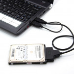 USB 2.0 To 2.5" Laptop SATA HDD SSD 22pin Converter Cable