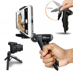 2-in-1 Tabletop Stand & Pistol Grip Mini Tripod