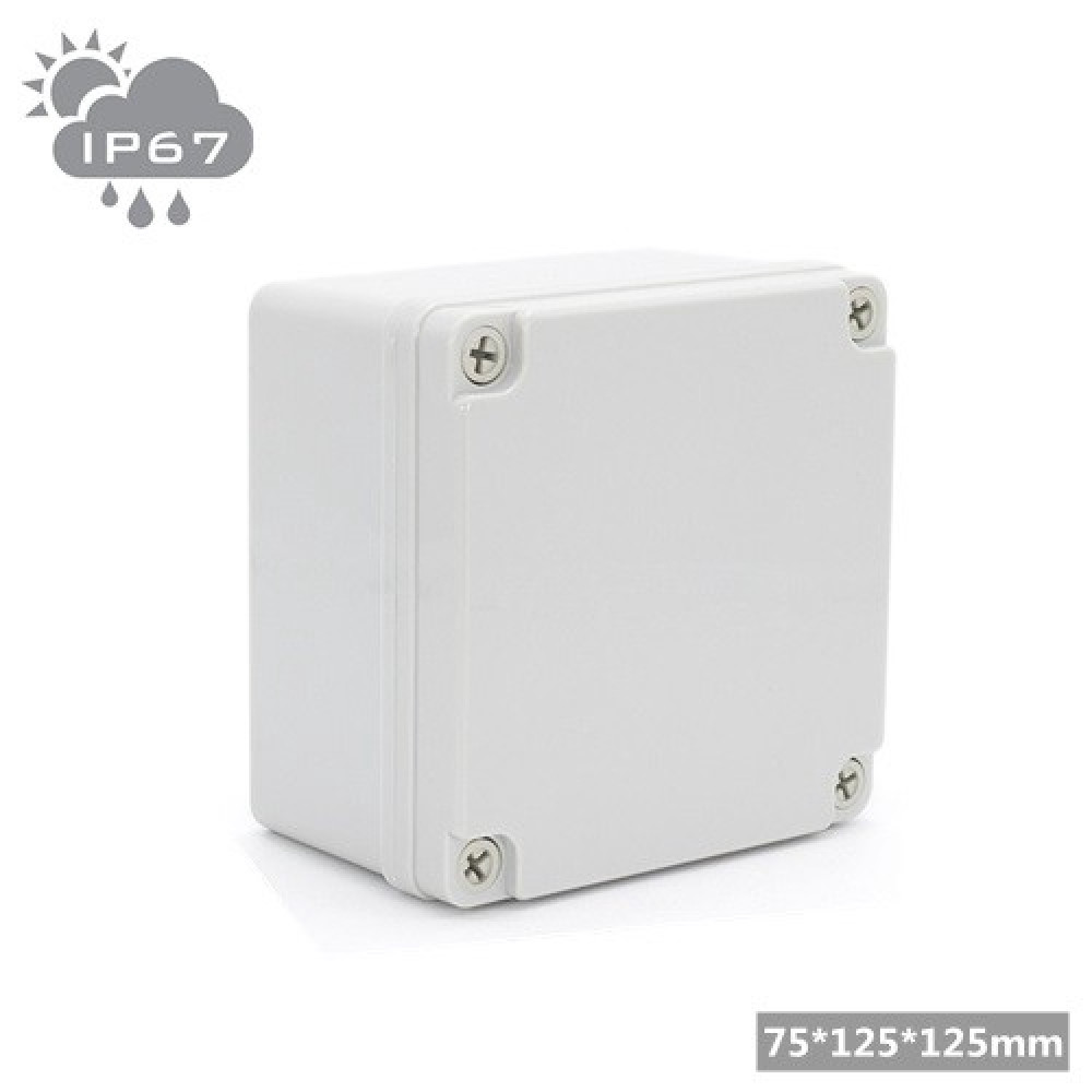ABS IP67 Waterproof Durable Outdoor Junction Box - 75*125*125mm ABS IP67 Waterproof Durable Outdoor Junction Box - 75*125*125mm