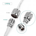 5C-FB 75ohm N Male To N Male Coaxial Cable - 5 Meter