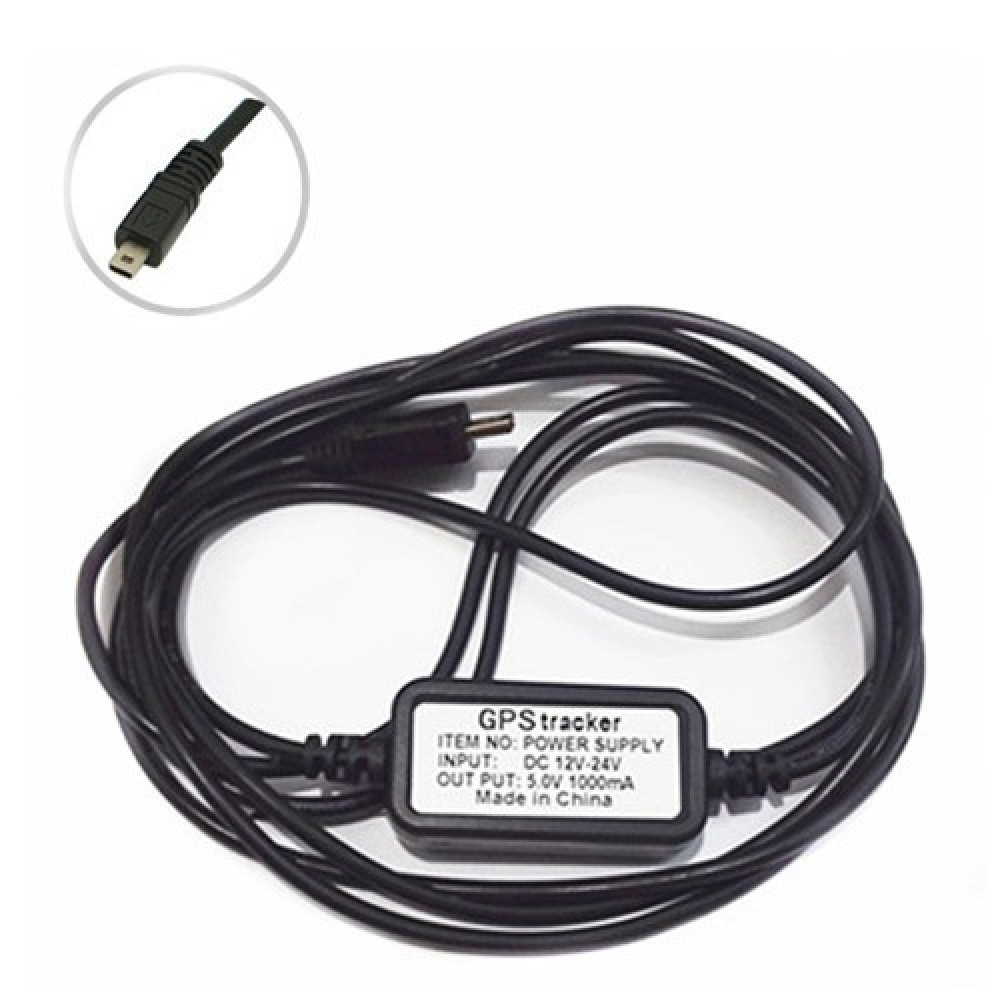 GPS Tracker Mini USB 8Pin in Car 12/24V Power Supply