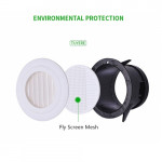 ABS 100mm Air Vent Ducting Ventilation Exhaust Cover