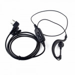 Double Button Ear Hook PTT Earphone Headset - K Port