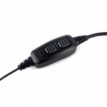 Double Button Ear Hook PTT Earphone Headset - K Port
