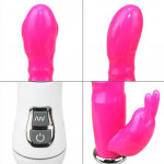 Double Rod Rabbit Vibrating Av Stick