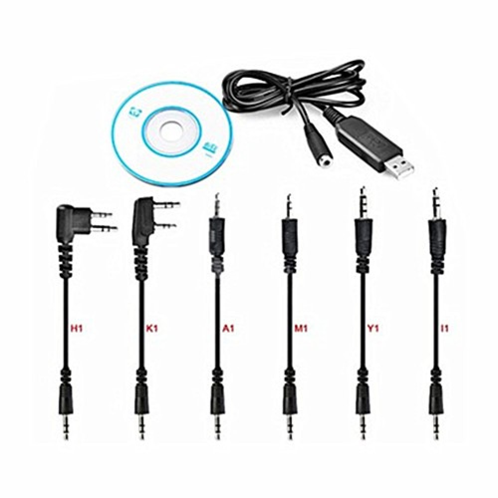 6 in 1 Wakie Talkie USB Programming Cable 6 in 1 Wakie Talkie USB Programming Cable