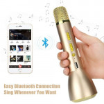 K088 Bluetooth Handheld Karaoke Speaker + Microphone (Include Battery)