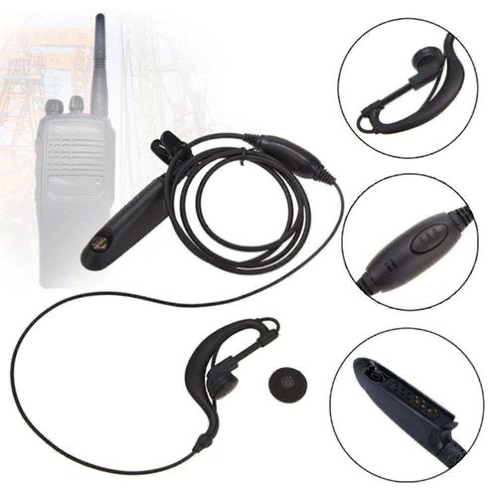 MOTOROLA GP328 GP338 Ear Hook PTT Earphone Headset MOTOROLA GP328 GP338 Ear Hook PTT Earphone Headset