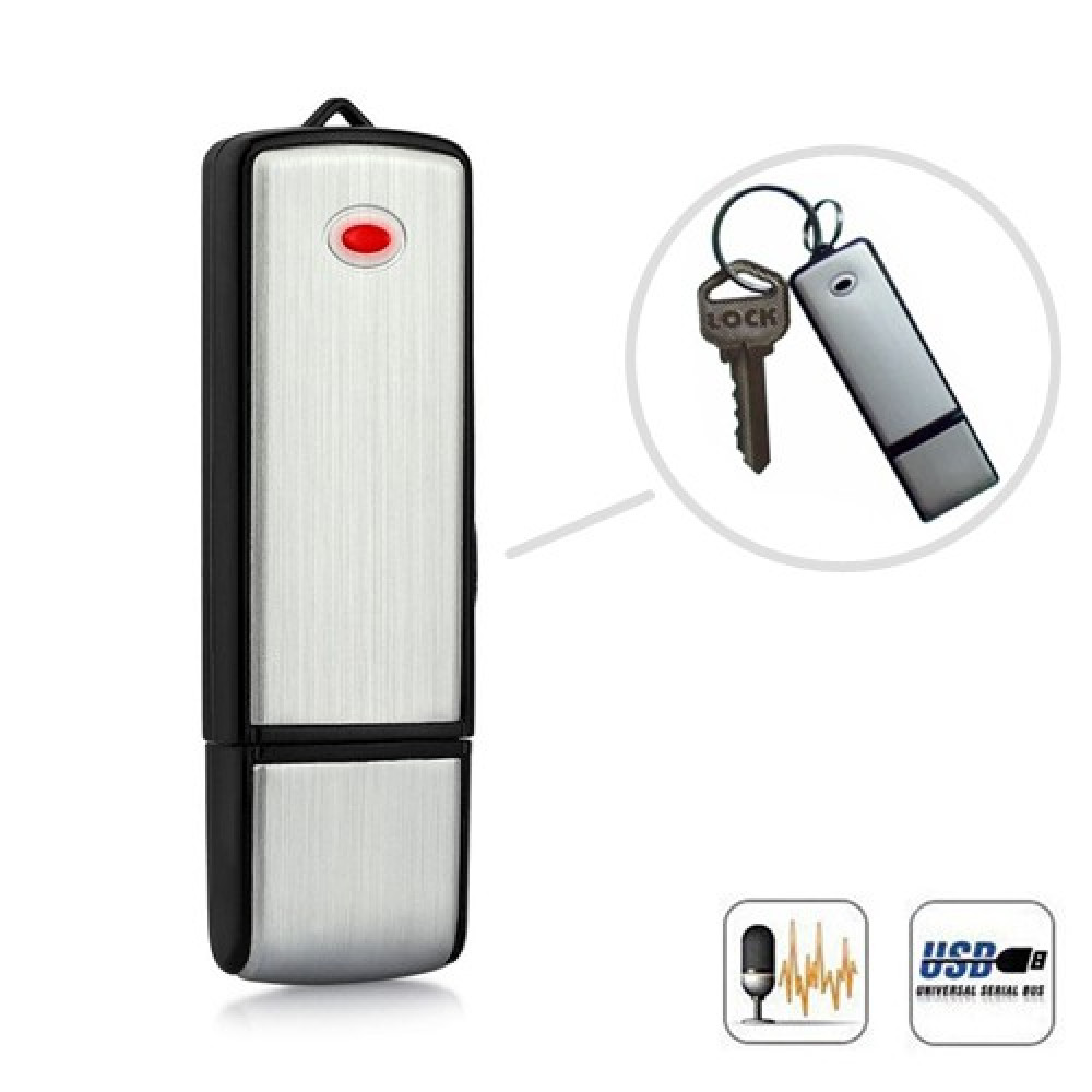 USB Flash Drive Spy Voice Recorder - 8GB