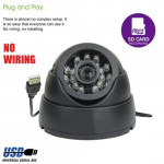 DOME MicroSD Day & Night Indoor Surveillance CCTV Camera