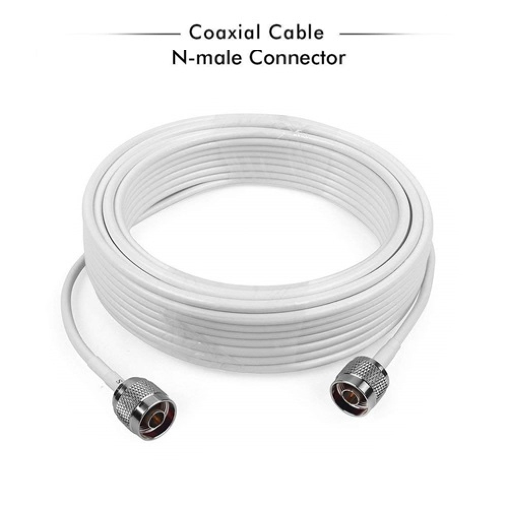5C-FB 75ohm N Male To N Male Coaxial Cable - 15 Meter