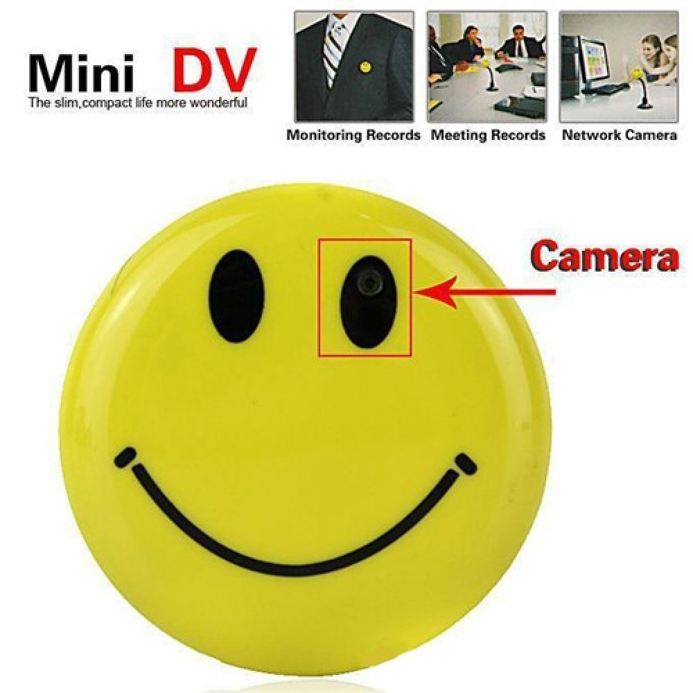 Smiley Face Hidden Pinhole Spy Camera Smiley Face Hidden Pinhole Spy Camera