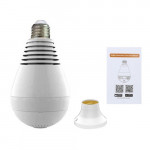 Bulb Light 360° Panoramic Day & Night WiFi P2p Cctv Camera