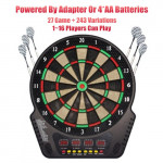 18 Inch Electronic Dartboard 4 - 27 Game + 16 Players