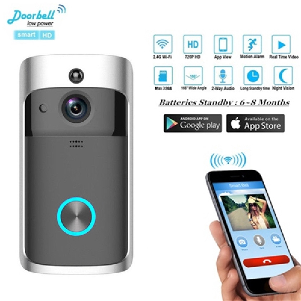 XSmartHome M2 Wireless 2 Way Video Visual Intercom WiFi Doorbell XSmartHome M2 Wireless 2 Way Video Visual Intercom WiFi Doorbell