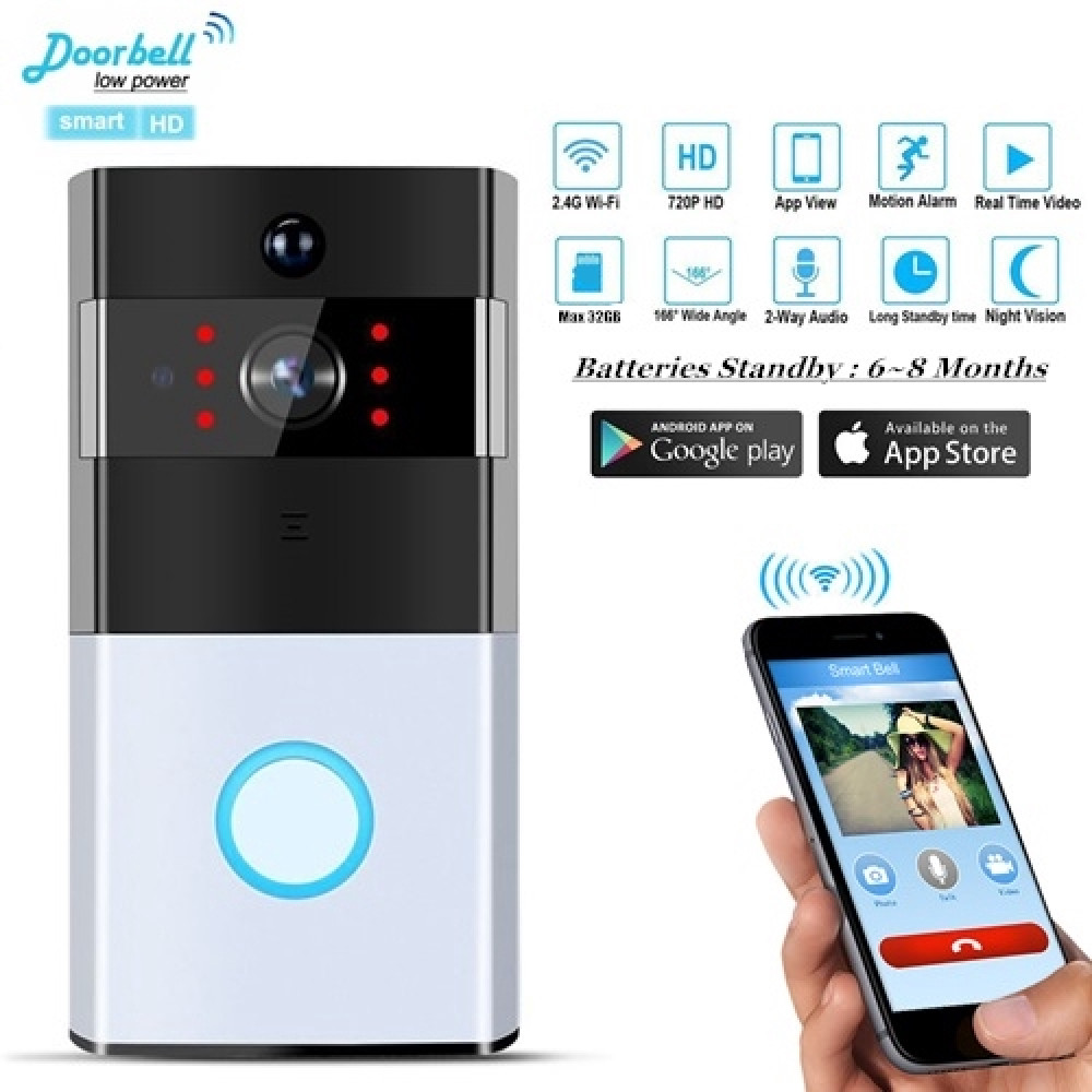 XSmartHome M1 Wireless 2 Way Video Visual Intercom WiFi Doorbell XSmartHome M1 Wireless 2 Way Video Visual Intercom WiFi Doorbell