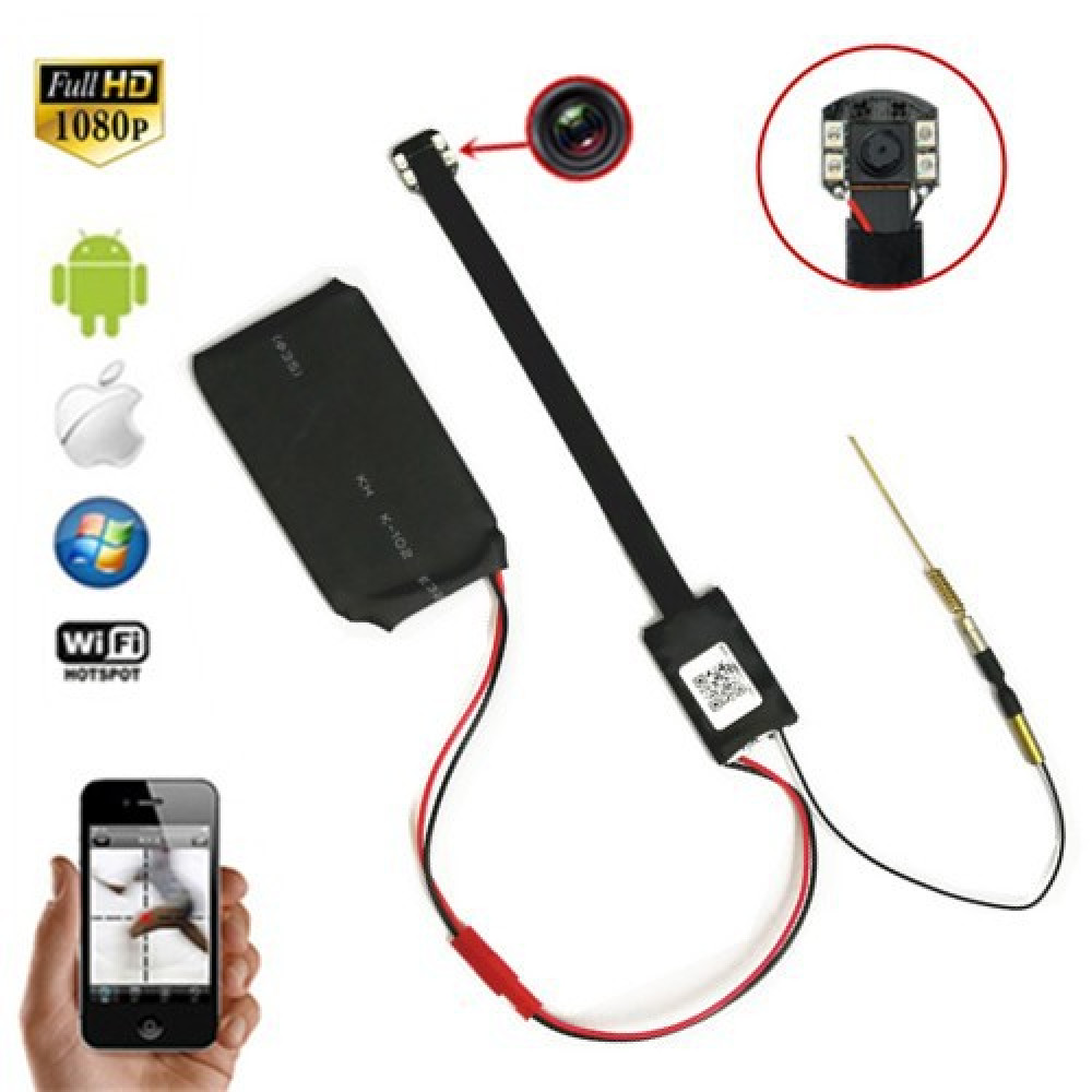 S10 Night Vision WiFi Module P2p Hidden Pinhole Spy Camera S10 Night Vision WiFi Module P2p Hidden Pinhole Spy Camera