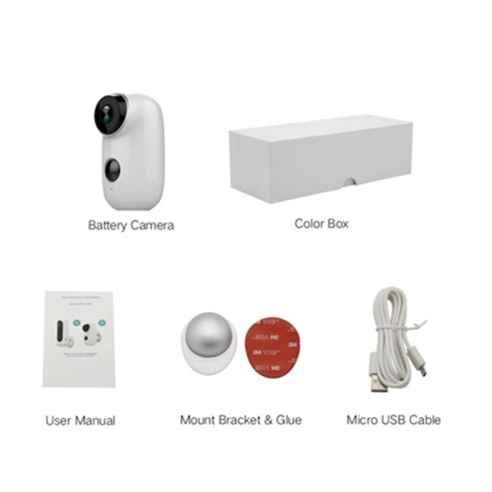 Cloudedge A3 Wire Free Ip65 Day Night Wireless Pir Cctv Camera