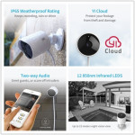 XIAOMI YI Outdoor Day & Night Wireless Surveillance CCTV Camera