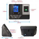 F180 Face Recognition & Fingerprint Time Attendance Machine