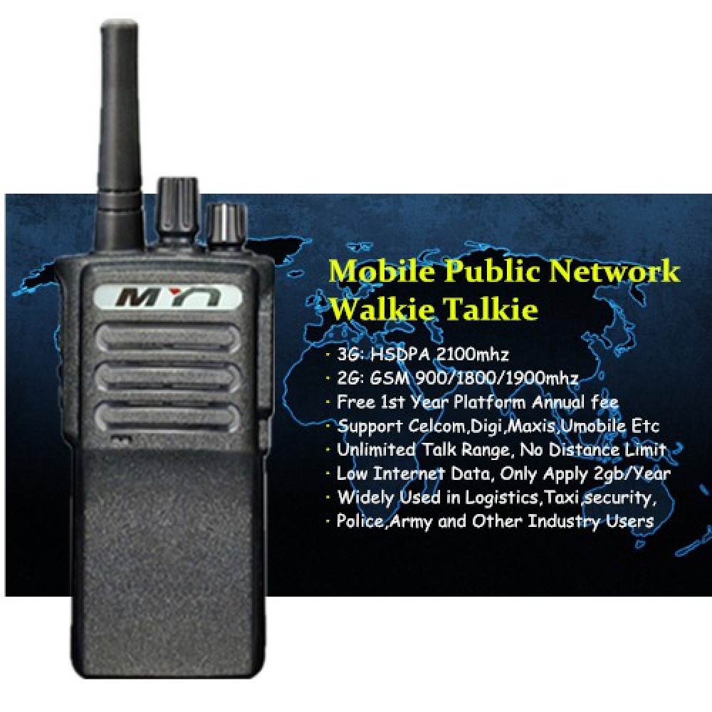 MYT V118 Global Mobile Public Network Walkie Talkie - 9999KM MYT V118 Global Mobile Public Network Walkie Talkie - 9999KM