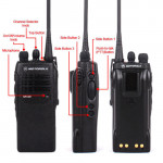 MOTOROLA GP328 VHF 136~174MHz 4W Walkie Talkie - 5KM