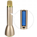 K088 Bluetooth Handheld Karaoke Speaker + Microphone (Include Battery)