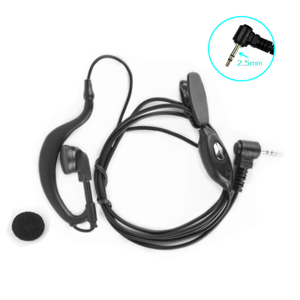 MOTOROLA TLKR T3/T4/T5/T6/T7/T8 Ear Hook PTT Earphone Headset - D Port MOTOROLA TLKR T3/T4/T5/T6/T7/T8 Ear Hook PTT Earphone Headset - D Port